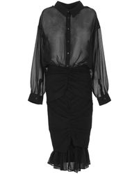 Jacquemus - Siroco Sheer-Panel Ruffled Dress - Lyst