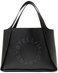 Stella McCartney - Logo Large Studded Tote Bag - Lyst