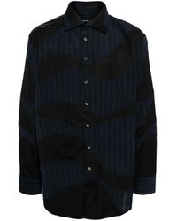 BOTTER - Panelled Cotton Shirt - Lyst