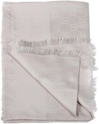 Gucci - Gg Jacquard Shawl - Lyst