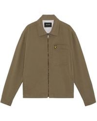 Lyle & Scott - Enzyme-Wash Zip-Up Jacket - Lyst