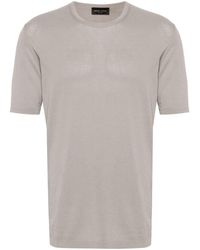 Roberto Collina - Crew-neck Knitted T-shirt - Lyst