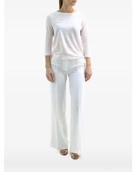 Majestic Filatures - Boat Neck T-Shirt - Lyst