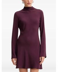 Patrizia Pepe - Button-Detail Mini Dress - Lyst
