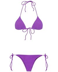 Mc2 Saint Barth - Marielle Bikini in Knitteroptik - Lyst