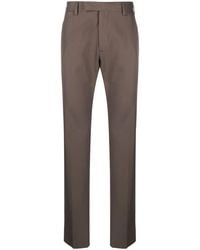 ZEGNA - Cotton Tailored Trousers - Lyst