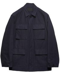 Prada - Cotton Safari Jacket - Lyst