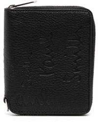 Paul Smith - Embossed-logo Leather Zip-around Wallet - Lyst