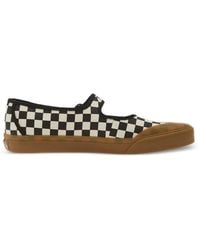 Vans - Mary Jane Check-Pattern Sneakers - Lyst