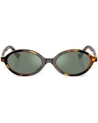 Miu Miu - Oval-Frame Sunglasses - Lyst