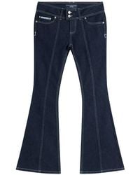 Juicy Couture - Logo-Embroidered Flared Jeans - Lyst