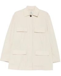 TOTEME - Flap-Pocket Coat - Lyst