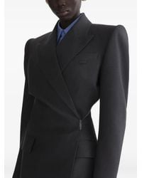 Mugler - Twisted Double Breasted Jacket - Lyst