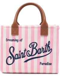 MC2 Saint Barth - Vanity Medium Striped-Pattern Tote Bag - Lyst