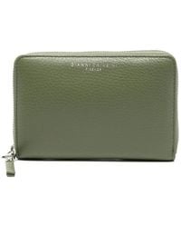 Gianni Chiarini - Grained-Leather Zip-Around Wallet - Lyst
