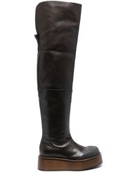 Bally - Irenne Thigh-high Platform Boots - Lyst