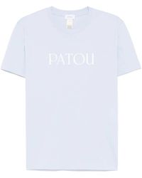 Patou - T-Shirt With Logo Print - Lyst