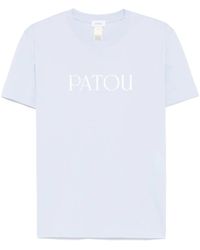 Patou - T-Shirt With Logo Print - Lyst