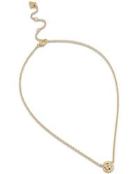 Guess - Butterfly Crystal-Embellished Necklace - Lyst