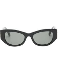 Gucci - Logo-Detail Geometric Sunglasses - Lyst