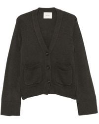 Lisa Yang - Danni V-Neck Patch-Pocket Cardigan - Lyst
