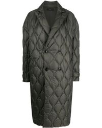 Amiri - Double-Breasted Quilted Coat - Lyst