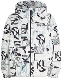 Karl Lagerfeld - Gefütterte Jacke mit Print - Lyst
