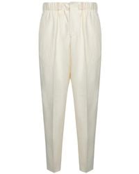 Laneus - Elasticated-Waistband Trousers - Lyst