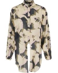 Roberto Collina - Camisa Con Estampado Floral - Lyst
