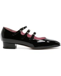 CAREL PARIS - Ariana 30mm Leather Ballerina Shoes - Lyst