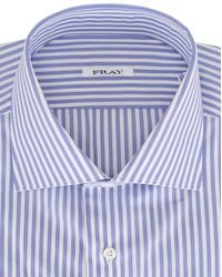 Fray - Striped-Pattern Shirt - Lyst