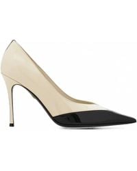 Ferragamo - Escarpins En Cuir Verni À Bout Pointu - Lyst