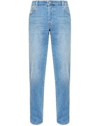 DIESEL - D-Vyl Logo-Patch Jeans - Lyst