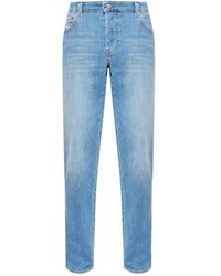 DIESEL - Jean D-Vyl À Patch Logo - Lyst