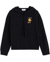 Chinti & Parker - Snoopy-Motif Intarsia-Knit Hoodie - Lyst