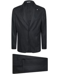 Manuel Ritz - Linen Single-Breasted Suit - Lyst