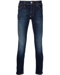 Philipp Plein - Low-Rise Slim-Cut Jeans - Lyst