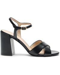Stuart Weitzman - Alyssa Sandalen mit überkreuzten Riemen - Lyst