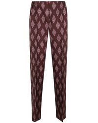 F.R.S For Restless Sleepers - Coll Diamond-Print Trousers - Lyst