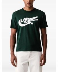Lacoste - Logo-Print Short-Sleeve T-Shirt - Lyst