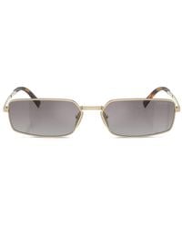 Prada - Rectangular-Frame Sunglasses - Lyst