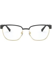 Versace - Brille Mit Eckigem Gestell - Lyst