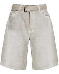 Haikure - Herren Belted Denim Shorts - Lyst