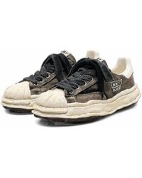 Maison Mihara Yasuhiro - Blakey Bleached-Canvas Sneakers - Lyst