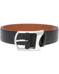 Santoni - Buckle-fastening Leather Belt - Lyst