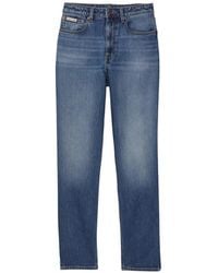 Calvin Klein - Vaqueros Con Cierre De Botón Y Cinco Bolsillos - Lyst