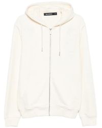 KARL LAGERFELD - Hoodie Zippé À Logo Embossé - Lyst