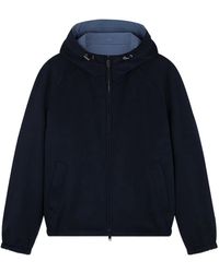 Paul & Shark - Hooded Reversible Jacket - Lyst