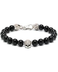 Emanuele Bicocchi - Skull-Detail Bead Bracelet - Lyst