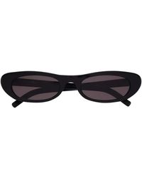 Saint Laurent - Sl 557 Shade Cat-Eye Sunglasses - Lyst